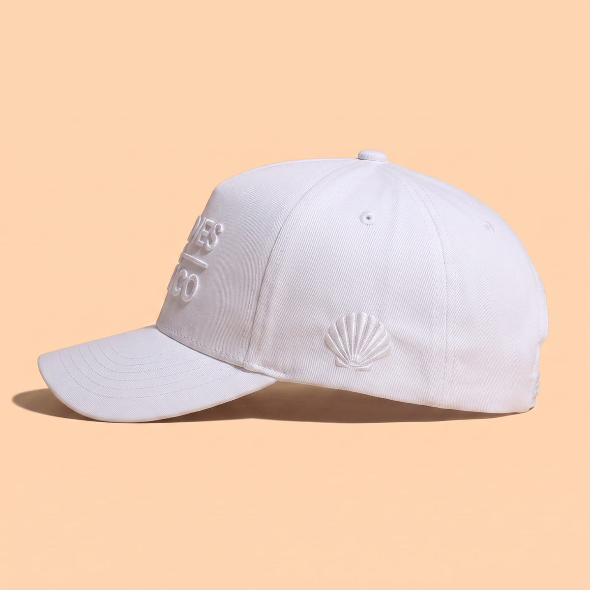 PLAYA DIA Birdies and Blanco hat, shell-side profile