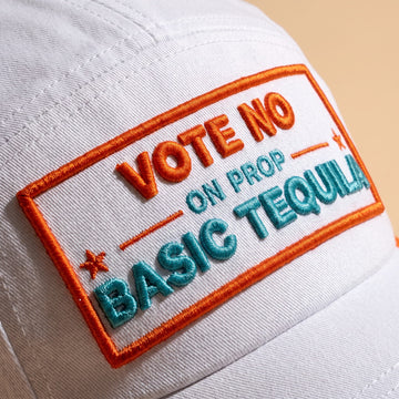 PLAYA DIA Vote No on Prop Basic Tequila hoodie embroidery