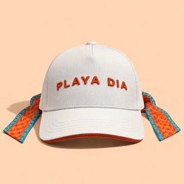 PLAYA DIA Pretty Bow hat, front with bow tails