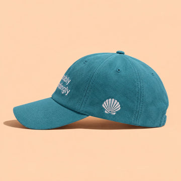 Sip responsibly hat, shell-side profile