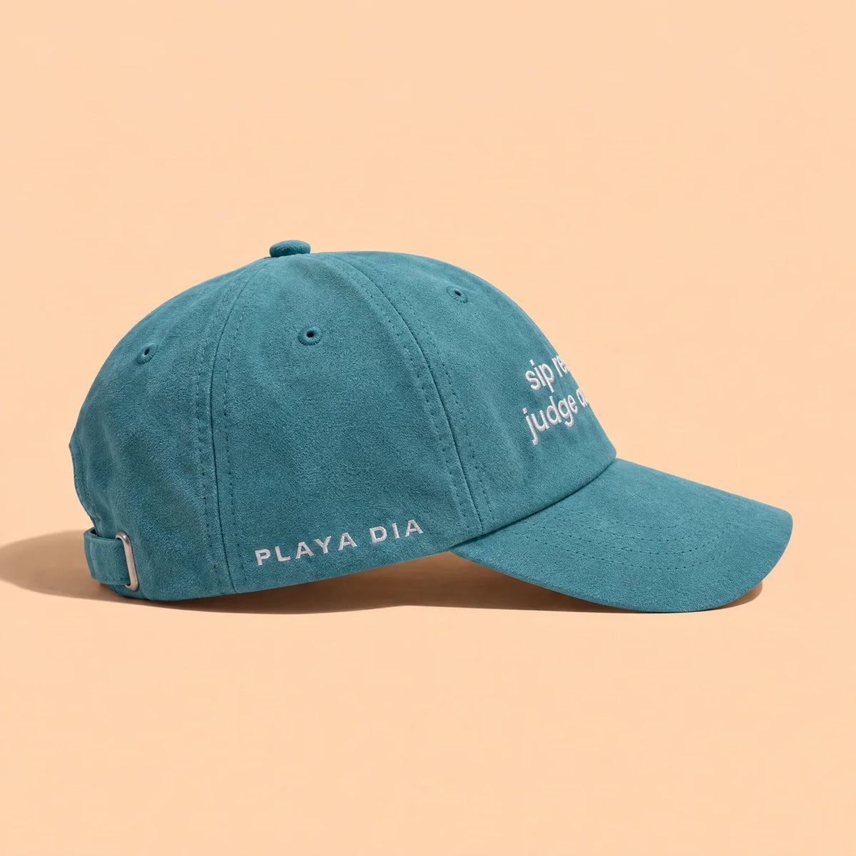 Sip responsibly hat, PLAYA DIA-side profile