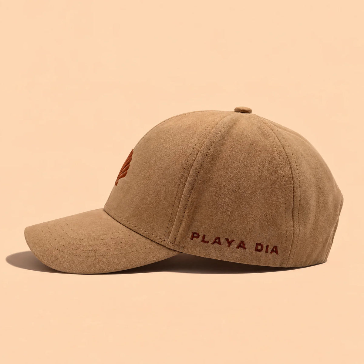 PLAYA DIA Suede Shell hat, PLAYA DIA-side profile