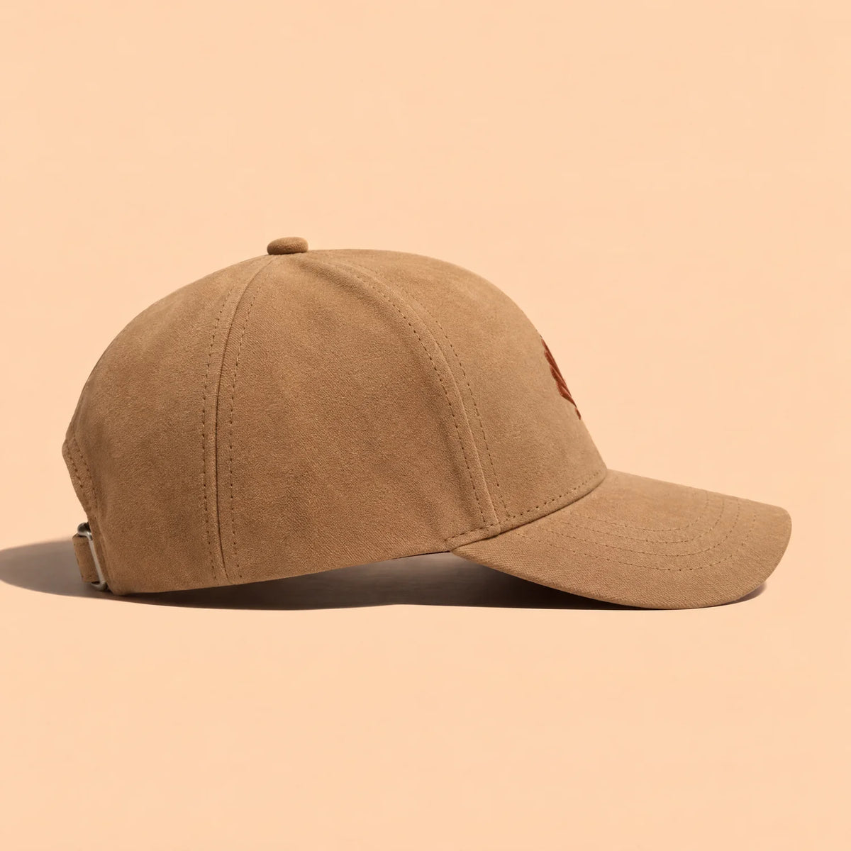 PLAYA DIA Suede Shell hat, clean-side profile