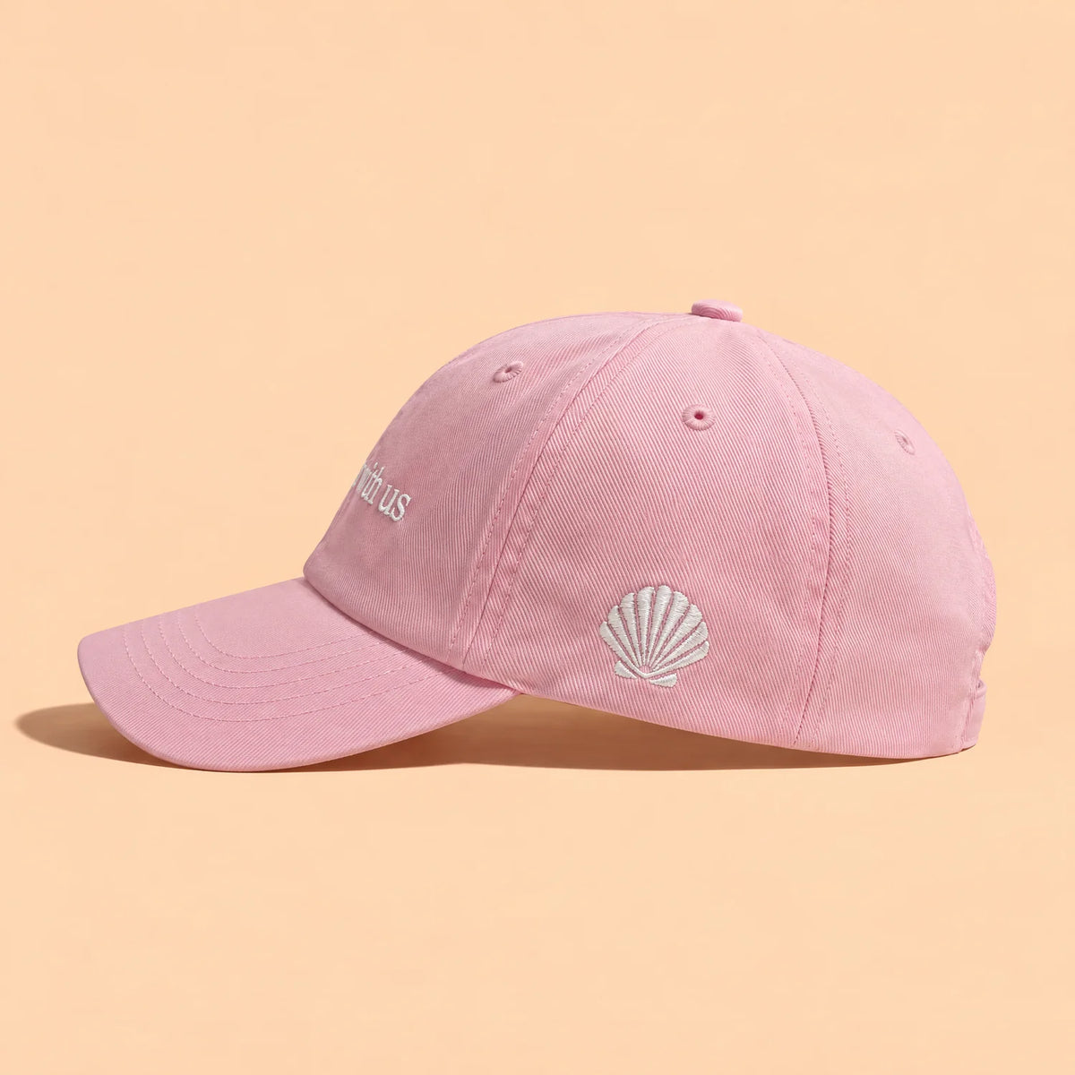 You can't sip with us hat, shell-side profile